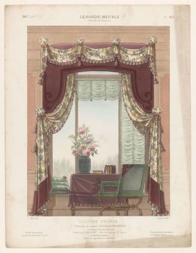 Window with curtains