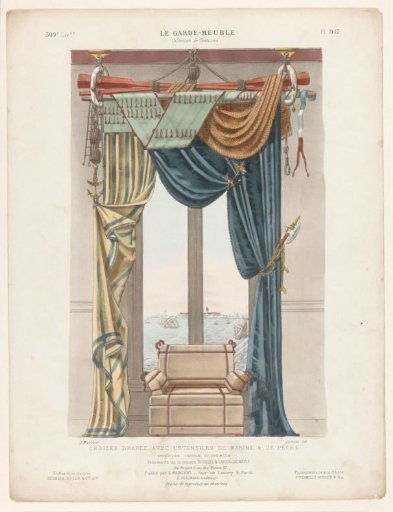 Window with curtains