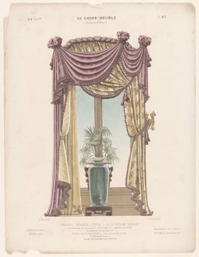Window with curtain