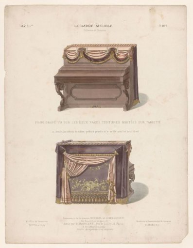 Piano with Draperies