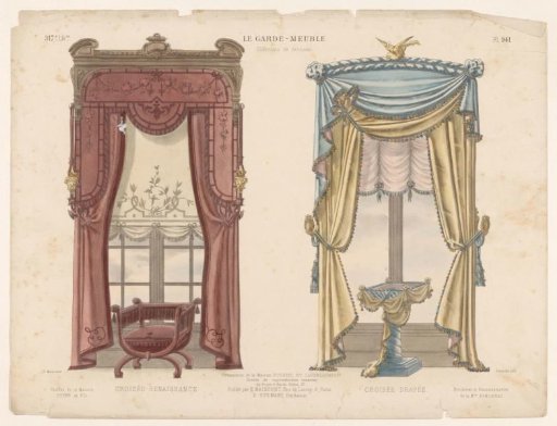 Windows with Curtains