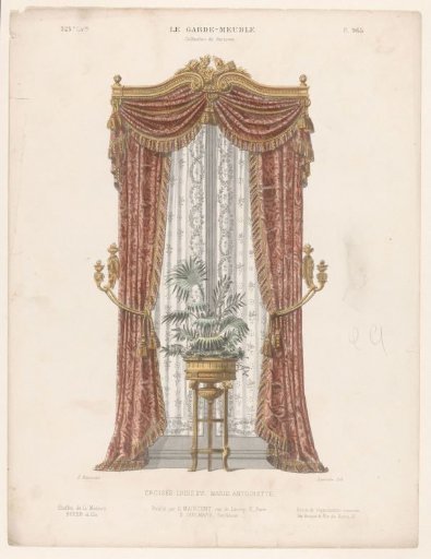 Window with curtains