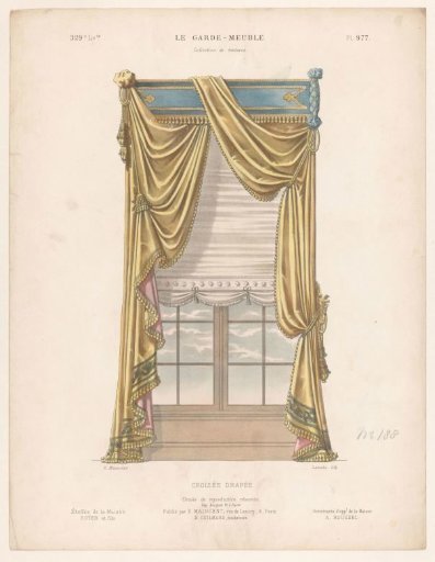 Window with curtains