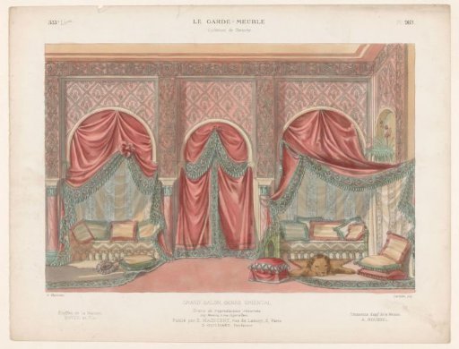 Interior of a salon