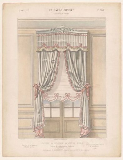 Window with curtains
