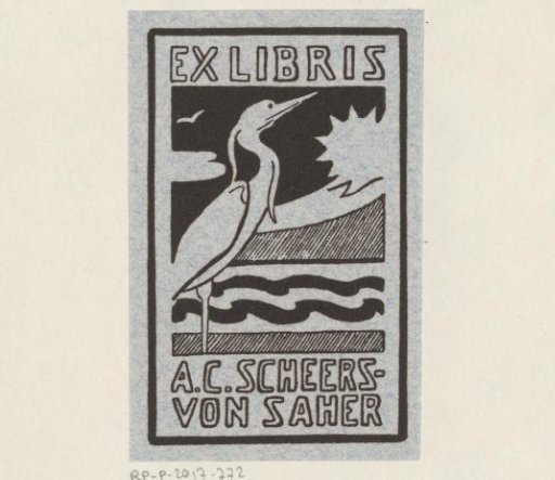 Ex libris of A.C. Scheers-von Saher
