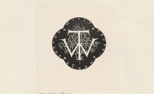 Ex libris of Willy Tropp
