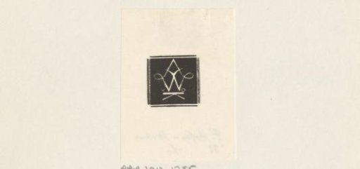 Ex libris of K.v.d.W.A.