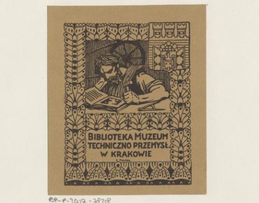 Ex libris of the Biblioteka Muzeum Techniczno-Przemysłowe