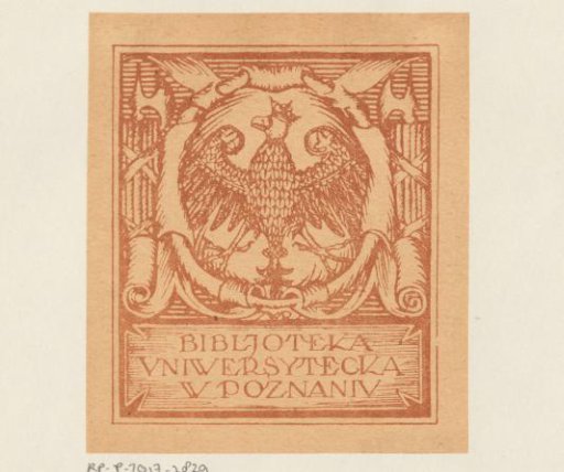 Ex libris of the University Library of Poznań