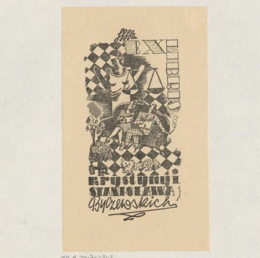 Ex libris of Krystyna and Stanislaw Byczewskich