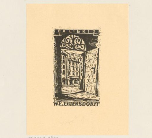 Ex libris of Włodzimierz Egiersdorff