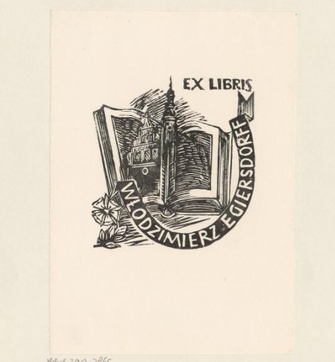 Ex libris of Włodzimierz Egiersdorff