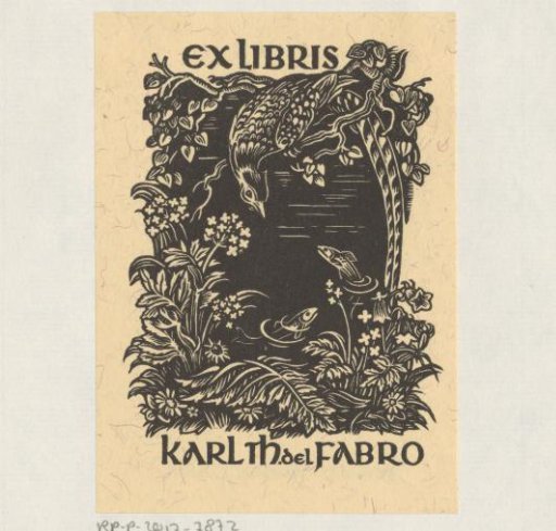 Ex libris of Karl Th. del Fabro