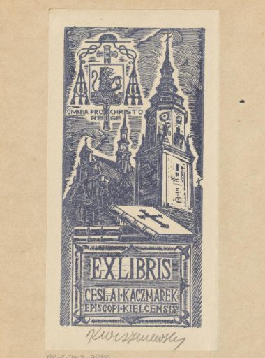 Ex libris of Czesław Kaczmarek