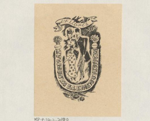 Ex libris of Zygmunt Klemensiewicz