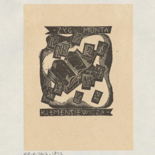 Ex libris of Zygmunt Klemensiewicz