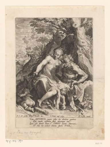 Nymph on the Knee of a Satyr