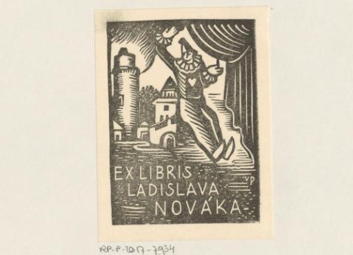Ex libris of Ladislav Novák