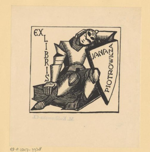 Ex libris of Jan Piotrowicz