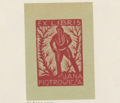 Ex libris of Jan Piotrowicz