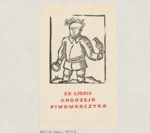 Ex libris of Andrzej Piwowarczyk
