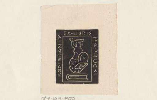 Ex libris of Konstanty Paprocki