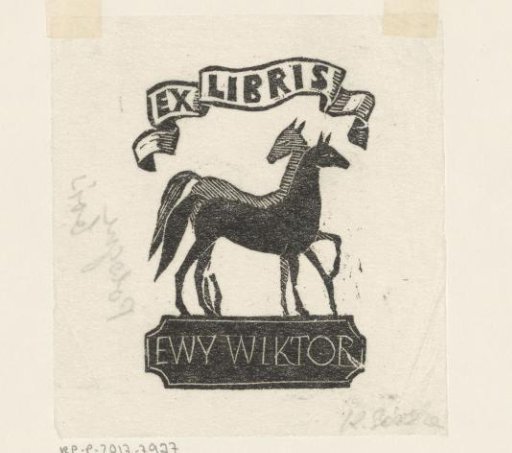 Ex libris of Ewy Wiktor