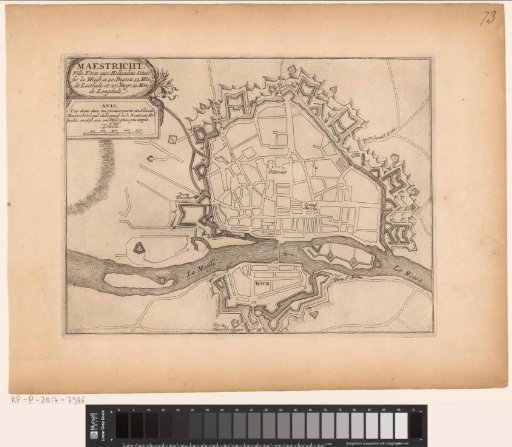 Plan of Maastricht, 1678