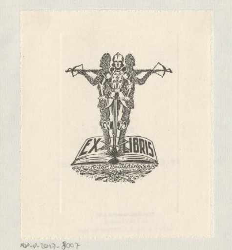Ex libris of Pilar Ballesteros Garcia