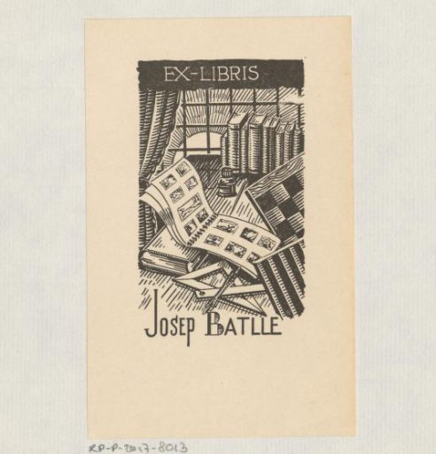 Ex libris of Josep Batlle