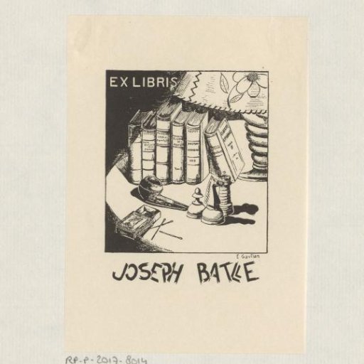 Ex libris of Josep Batlle