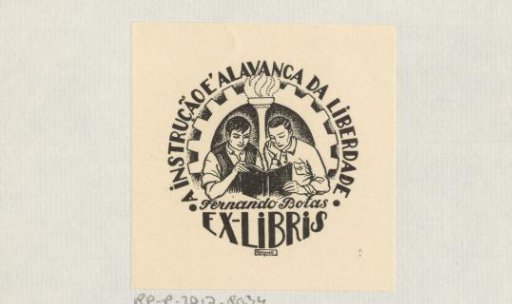 Ex libris of Fernando Botas