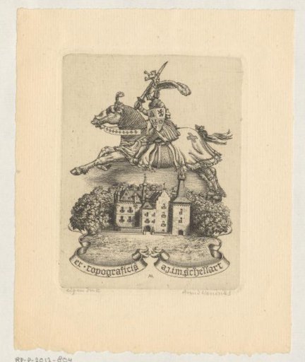 Ex libris of A.J.I.M. Schellart
