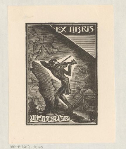 Ex Libris of José Rodriguez Chaves