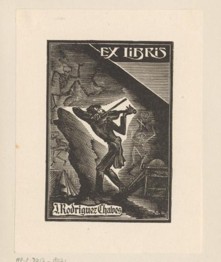Ex Libris of José Rodriguez Chaves