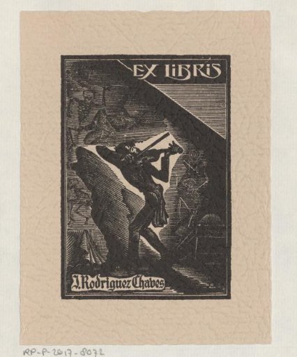Ex Libris of José Rodriguez Chaves