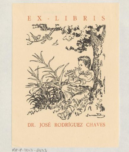 Ex Libris of José Rodríguez Chaves