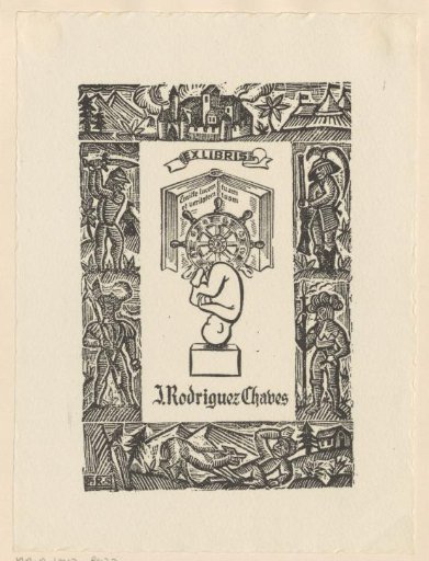 Ex libris of José Rodríguez Chaves