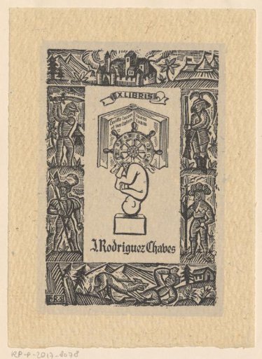 Ex libris of José Rodríguez Chaves
