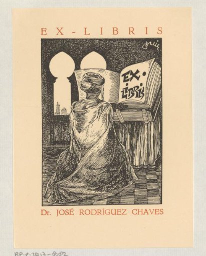 Ex libris of José Rodríguez Chaves