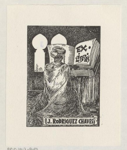 Ex libris of José Rodríguez Chaves