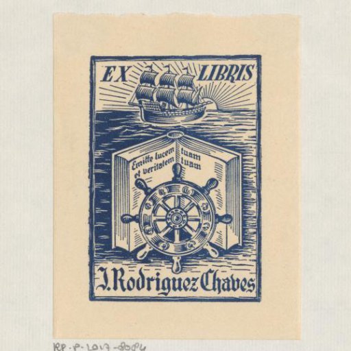 Ex libris of José Rodríguez Chaves