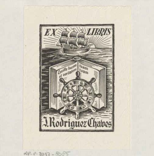 Ex libris of José Rodríguez Chaves