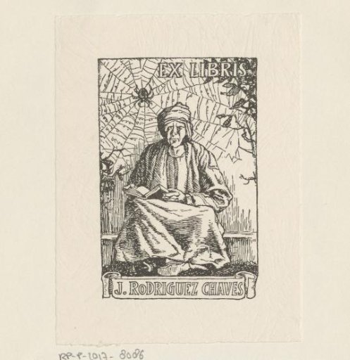 Ex libris of José Rodríguez Chaves