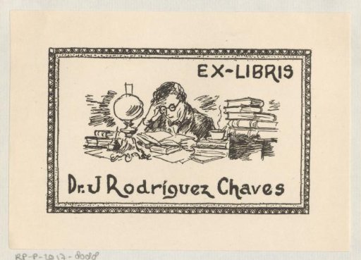 Ex libris of José Rodríguez Chaves