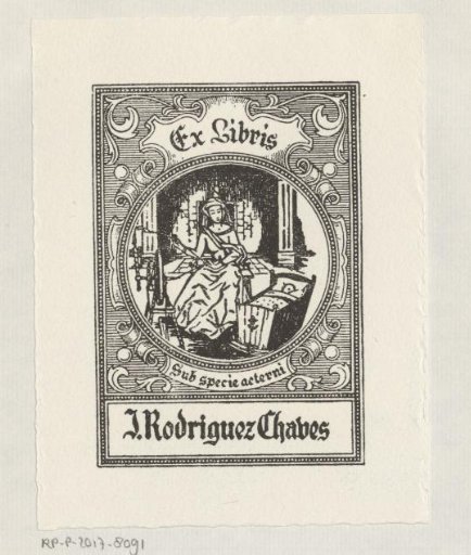 Ex libris of José Rodríguez Chaves
