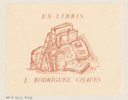 Ex libris of José Rodríguez Chaves