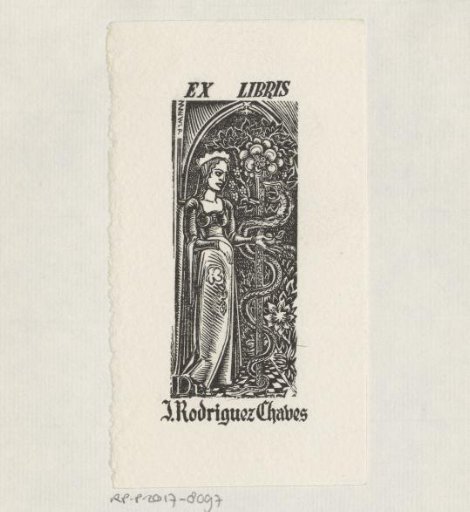 Ex libris of José Rodriguez Chaves