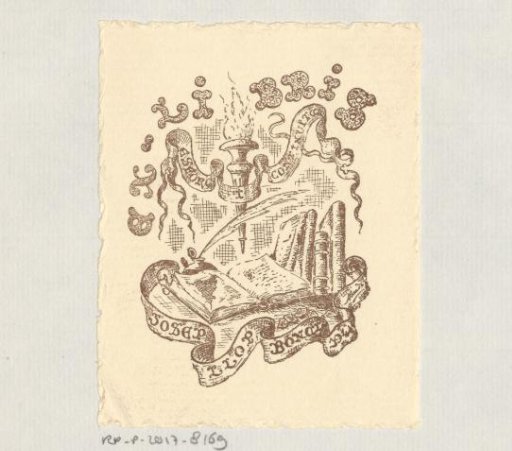 Ex libris of Josep Llop i Bonal
